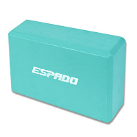 Блок для йоги ESPADO ES2721 1/100 (зелёный)
