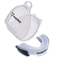 Капа 1-челюстная взрослая INSANE LYNX IN23-MG500, ЭВА белый/черный