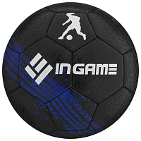 Мяч футб. INGAME UNDERGROUND №5  (чёрно-оранжевый)