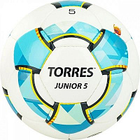 Мяч футб. "TORRES  Junior-5" F320225 р.5  32п. вес 390-410. бел-гол-сер