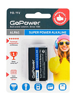 Элемент питания Крона 6LR61 9B Super Power Alkaline, щелочной 00-00017863