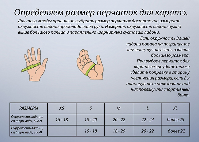 Перчатки для каратэ