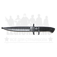 Нож трениров. полипропилен. 31 см (Е417-РР) черный