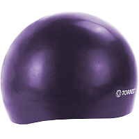 Шапочка для плавания TORRES Pro, SW-12205BL фиолетовый, силикон