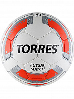 Мяч футзал "TORRES Futsal  Match" F30064 p 4 32 пан PU 4 подкл.слоя 