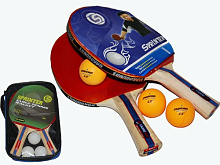 Набор для наст/тениса (2 ракетки, 3 шарика, в слюде) SH-012 01310