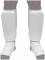 Защита ног для единоборств (от колена до пальцев х/б эластан) QG0401 03937 (L, белый)