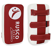 Макивара Rusco Sport  40*20 к/з (бело-красный)