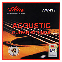 Комплект струн AW438-SL для акустической гитары, фосфорная бронза, 11-52