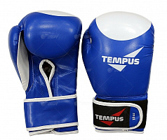 Перчатки бокс. Tempus 2429 (8oz, синий)